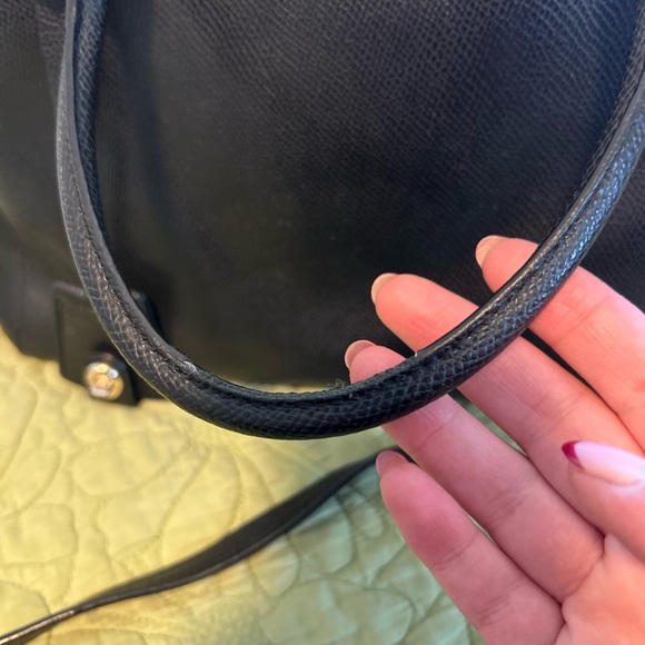 Coach Black Leather Shoulder Bag - Picture 13 of 13